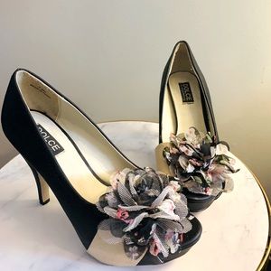 Black and Tan Heels